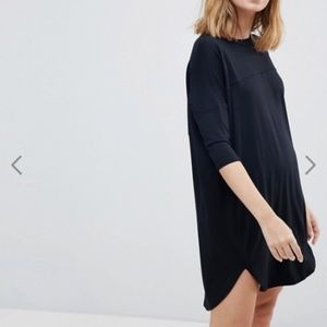 ASOS DESIGN Petite oversize t-shirt dress